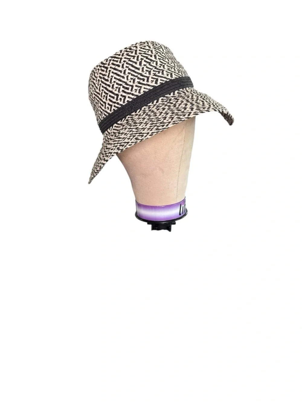 Sonoma Wide Brim Straw Hat Black Natural Sun Hat Resort Beach Chic